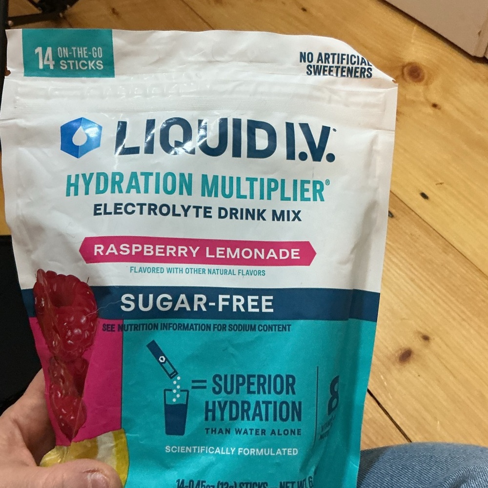 Liquid I.V. Raspberry Lemonade Hydration Multiplier Packets